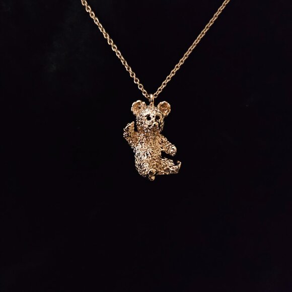 Vintage CINER Bear Necklace - Picture 2 of 6